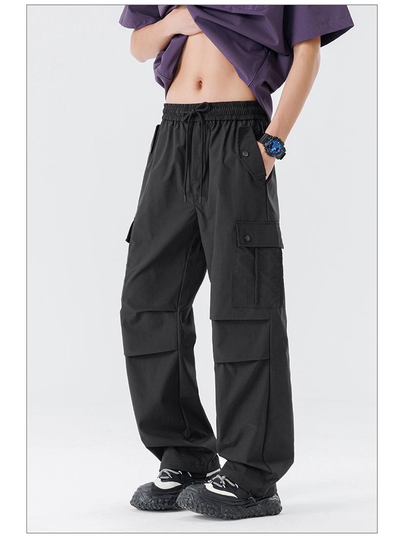

2026 Versatile Oxford Plaid Summer Trousers M