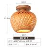 Japanische Bambus Deckenleuchte Chinesischer Stil Rattan Gewebte Hängelampe Deckenlampe Heim Café Bar Dekorieren Restaurantbeleuchtung