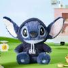 2026 Disney Stitch Plush Doll Cute Anime Stuffed Toy with Overalls Birthday Gift for Boys Girls Home Room Decoration Accessories