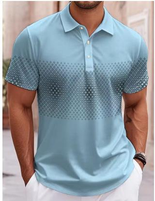 Men's Golf Polo Short Sleeve Polo Shirt Outdoor Quick Dry Daily Streetwear