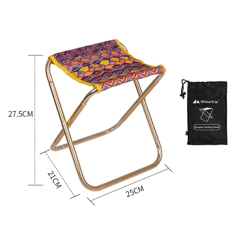 

Aluminum Alloy Outdoor Portable Folding Stool Tear-resistant Comfortable Breathable Oxford Cloth Stable Bracket Fishing Travel Beach Chair Clan style #1