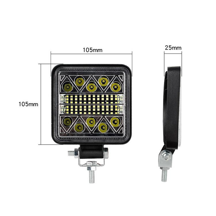 4 Inch White IP67 Waterproof 102W Aluminum LED Work Light Bar for Truck Driving Lighting System