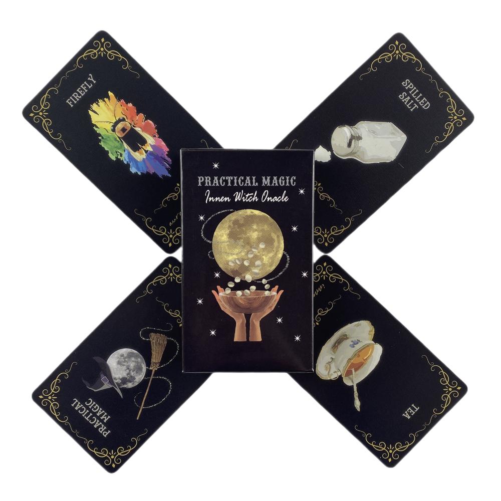 Practical Magic Innen Witch Oracle Cards Divination Deck English Vision Edition Tarot Board Playing Game For Party