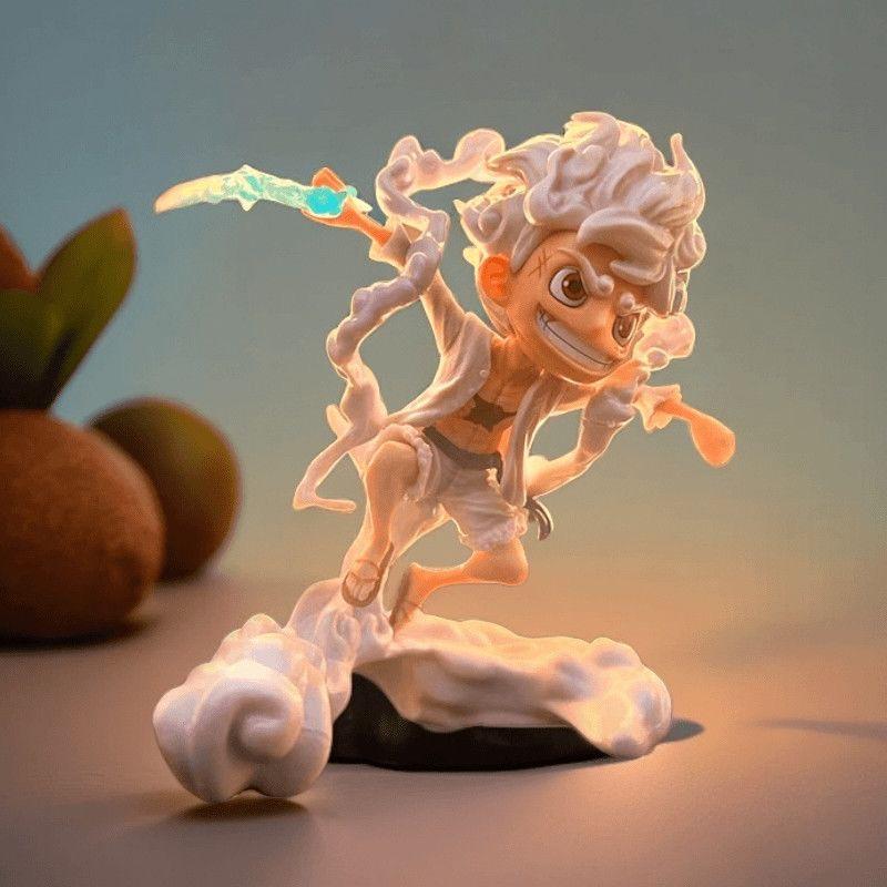 One Piece Anime, handgefertigt von Munch D. Luffy Anime-Statue, Sammlermodell, Spielzeug, Geschenk, 15 cm