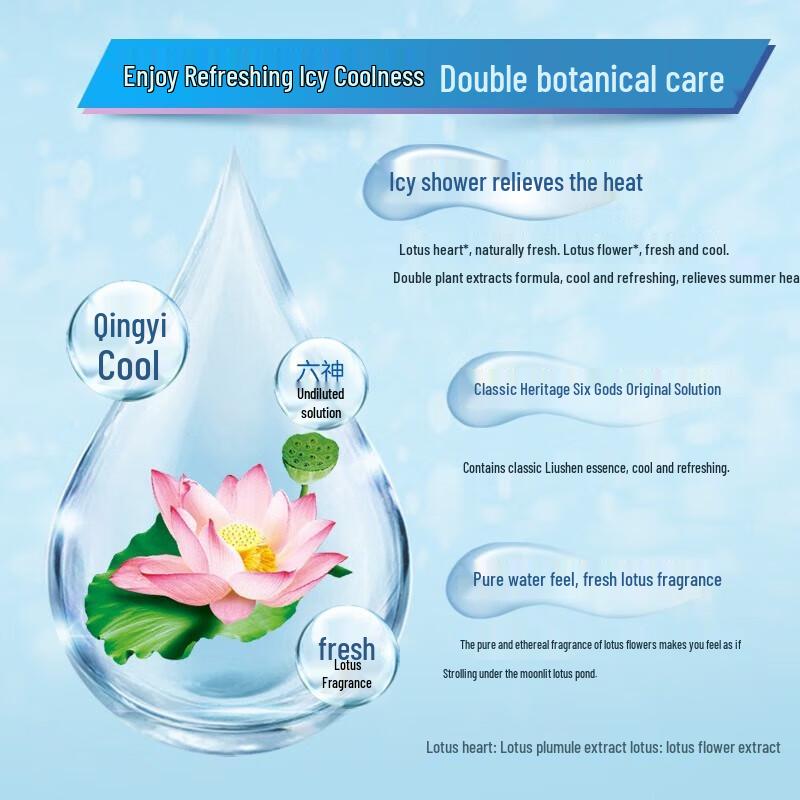 Liushen Refreshing Ice Cool Shower Gel