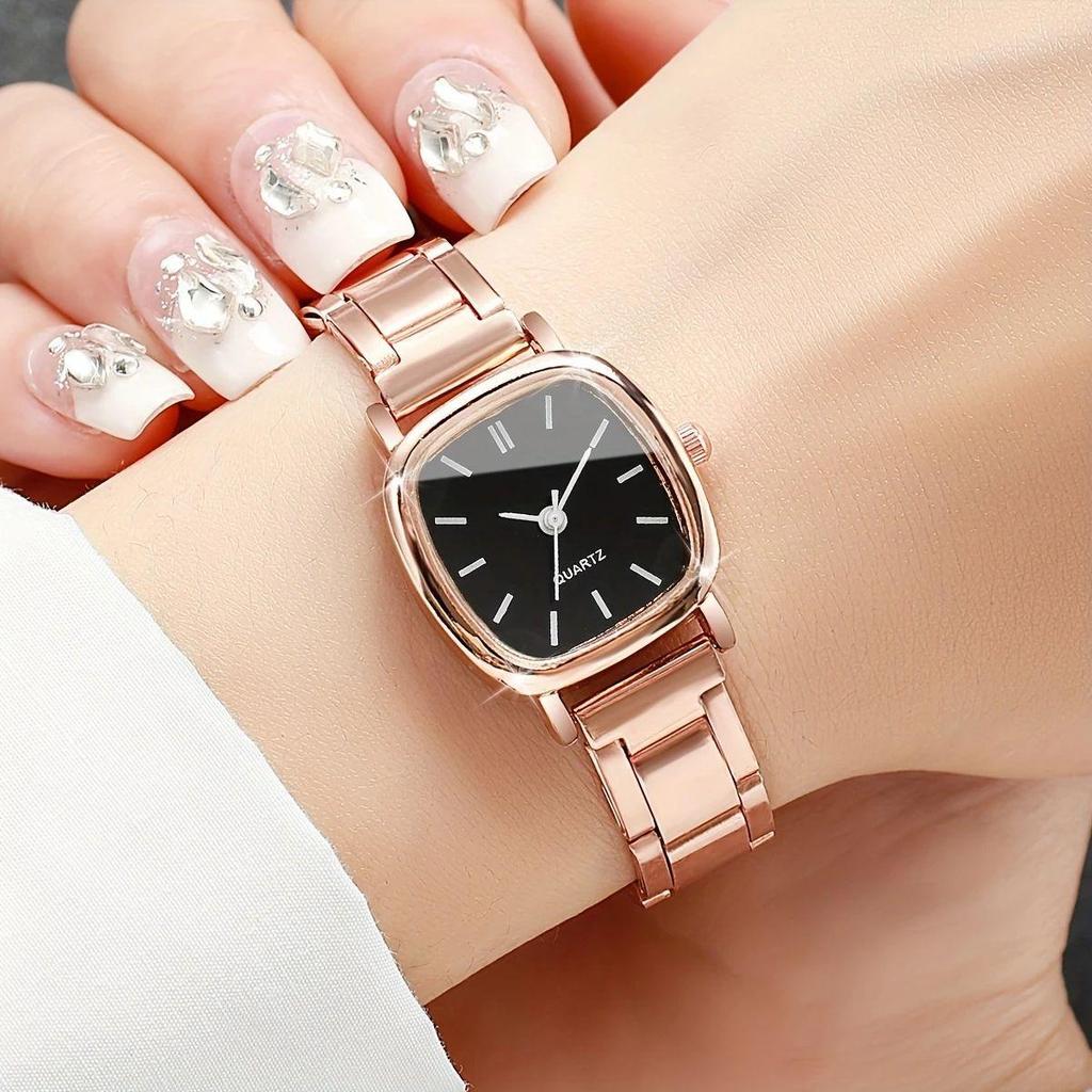Orologio da donna con bracciale in acciaio di alta gamma per ragazze e studentesse