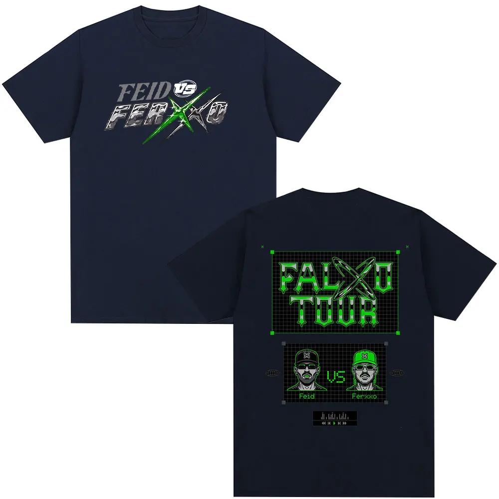 Rapper Feid Ferxxo Tour 2026 Merch Tshirt Unisexs Women Clothing Fashion Hip Hop Tshirts 100 Cotton Casual Short Sleeve T Shirts