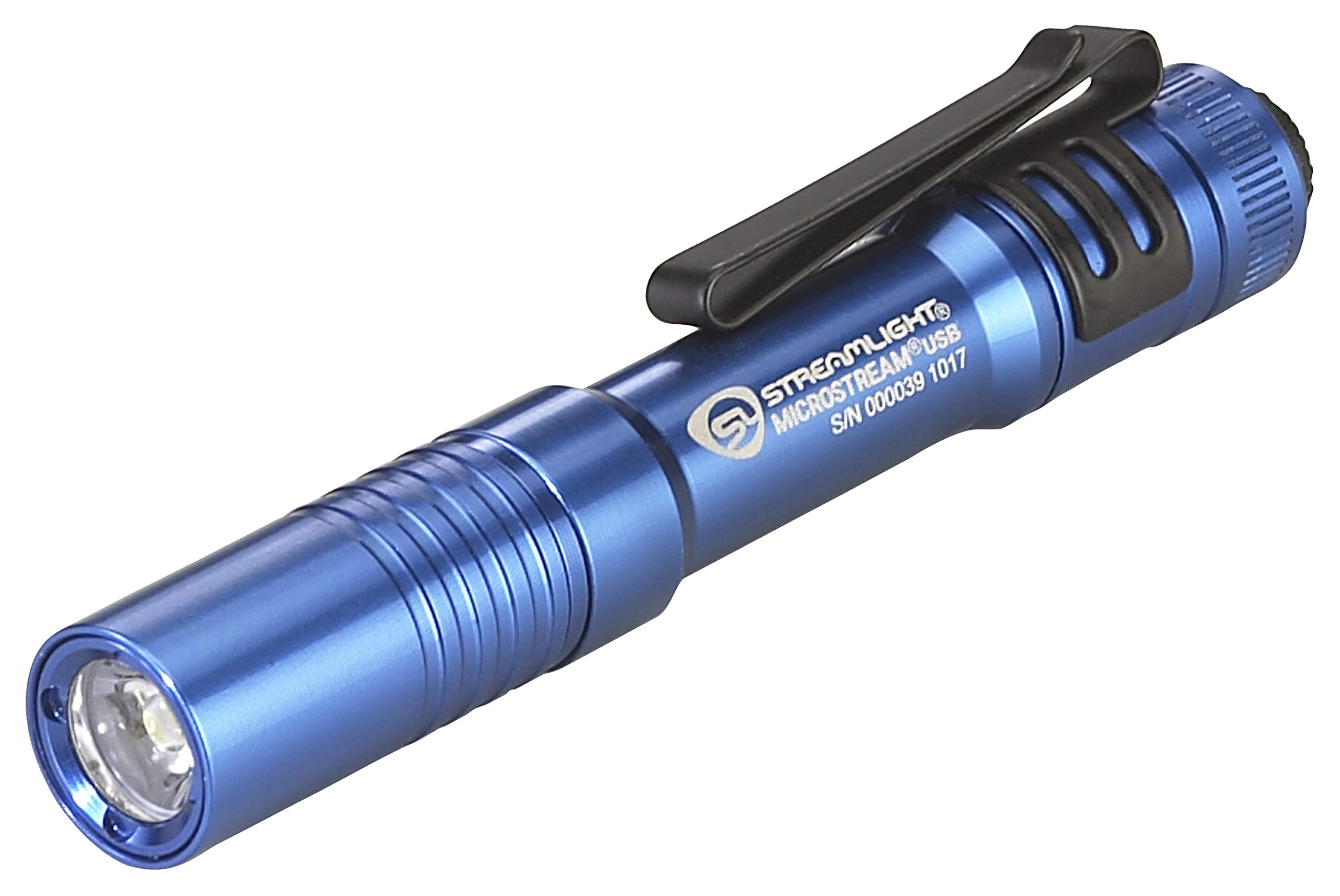 

Streamlight 66606 Microstream 250 Lumens EDC Ultra Compact Flashlight with USB Charging and Blue Box, синий