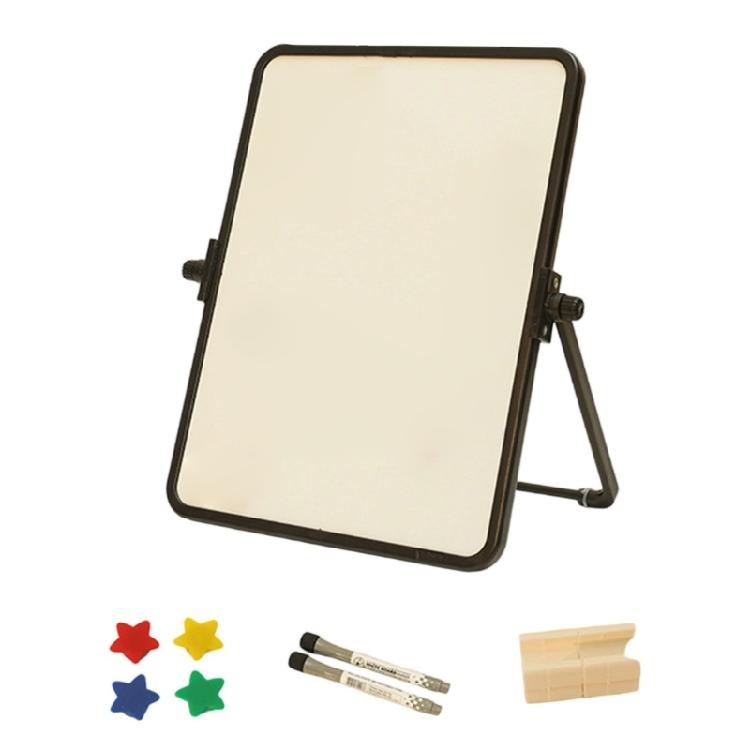 Small Whiteboard Double Sided Whiteboard Message Board with Markers School Office Supplies