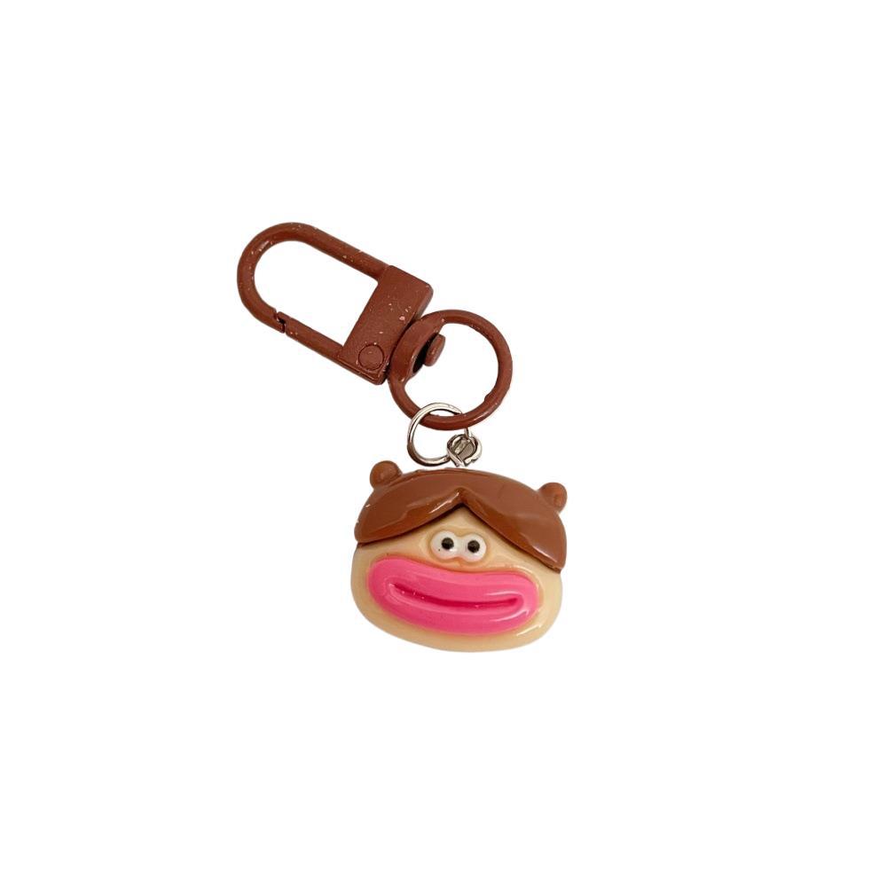 Ugly Doll Keychain - Cute and Quirky Big-Mouthed Ugly Doll Student Backpack Decoration, Gift for Best Friends, Bag Ornament