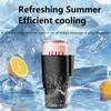 2 In 1 Car Warmer Cooling Cup 24V Smart Car Heating Cooling Cup Touch Screen with Temperature Display for Home Travel Summer