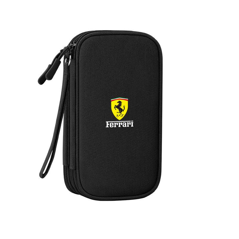 

Car Key Bag Portable Earphone Organizer Data Cable Storage Bag For Ferrari SP1 812 F40 SF90 458 488 599 612 FF F12 Accessories