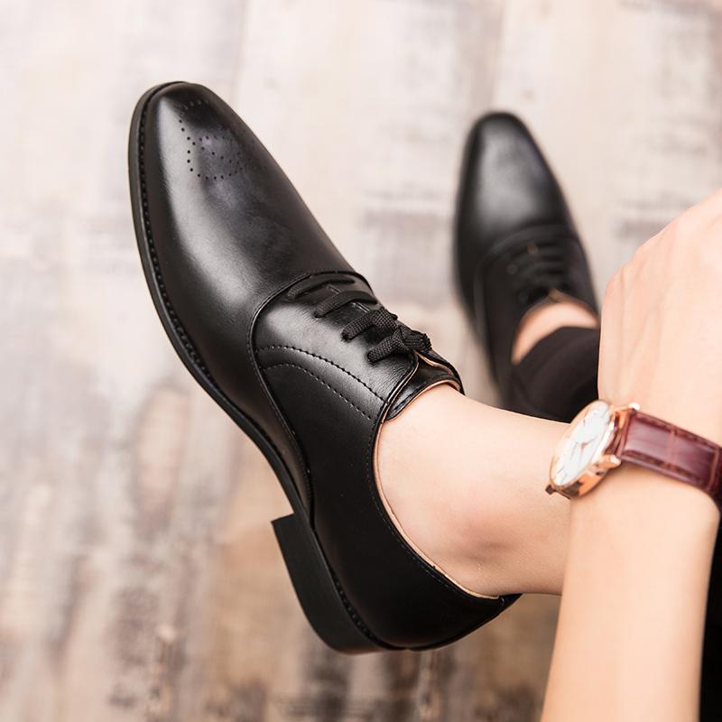Dress Business Office Casual Carved British Mens Wedding Formal Oxfords Designer Man Party Loafers Flats Shoes for Men Plus Size
