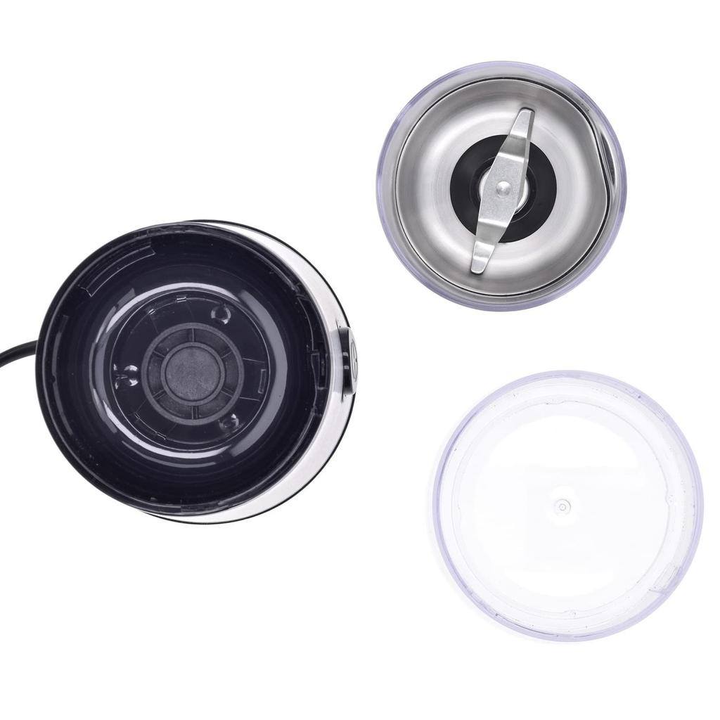Sleek Electric Coffee & Spice Grinder, Stainless Steel, BOSSE DUKA