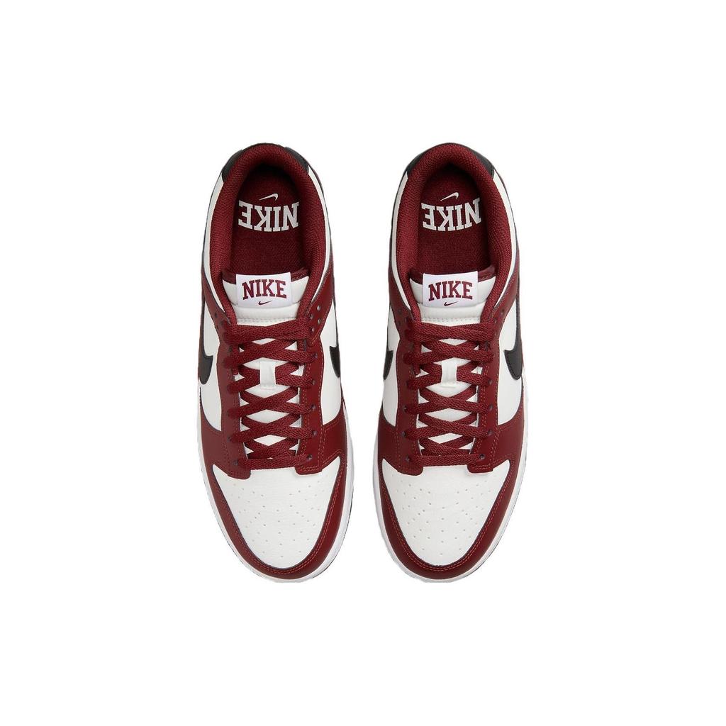 Nike Zapatillas Dunk Low Rojo Oscuro Equipo Negro para Hombre Blanco Cumbre Blanco Equipo FZ4616-600