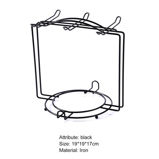 Anti-rust Mug Holder Universal Wrought Iron Ergonomic Design Novelty Mug Stand Household Supplies
