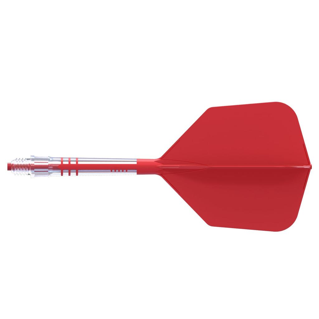 CUESOUL ROST AK57 T19 Carbon Fiber Rod with Integrated Big Wing Set of 3 Flights, Shape, (CS-AK572-5)