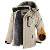 Unisex Outdoor Windproof Ski & Mountaineering Jacket - Warm, Cotton, Large Sizes Available