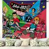 Blink-182 Wall Tapestry Aesthetic Wall Hanging Printed Fabric Blanket Decorative Tapestries for Bedroom Living Room Home Decor