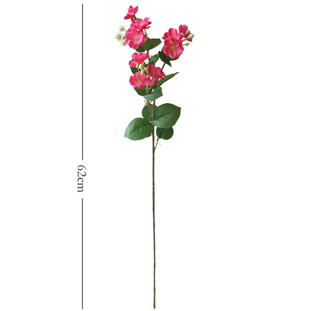 Lifelike Simulation Jasmine Long Stems Fake Flowers Artificial Silk Jasmine Flower  Home Office