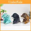 Godzilla Resin Crystal Figurine With Natural Gemstone For Home Decor And Giftgiving