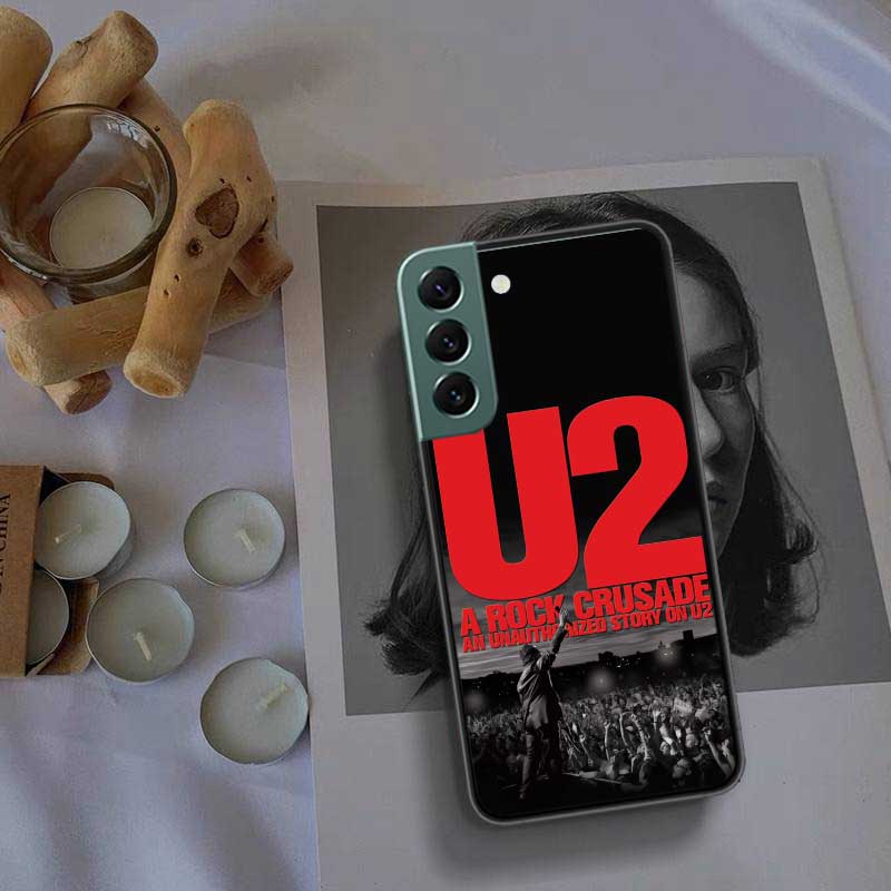 Band U2 Phone Case For Samsung Galaxy S22 S25 Ultra S21 S10 Plus S26 Edge S20 S23 S24 FE Cover Silicone Soft TPU Clear Shell