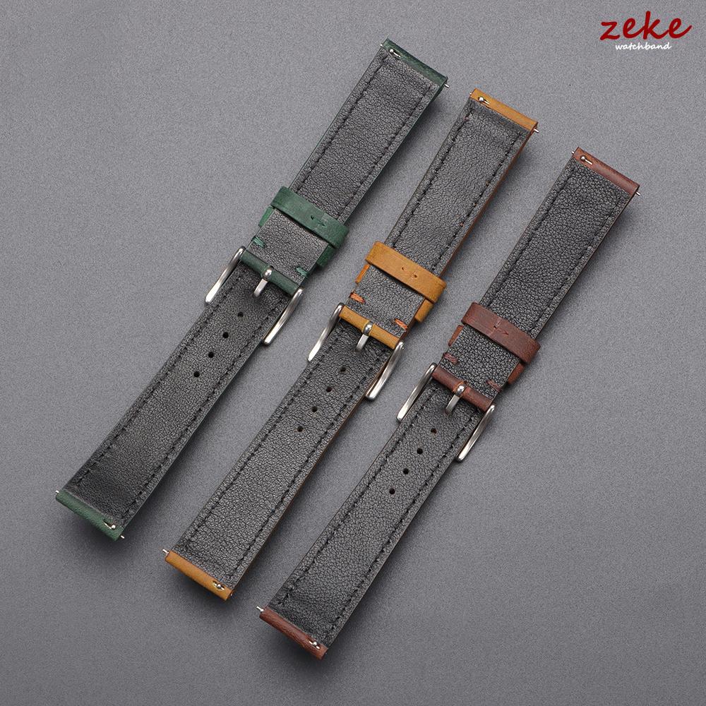 Quick Release Vintage Retro Genuine Leather Watch Band 18mm 19mm 20mm 21mm 22mm 24mm Crazy Men Women Straps Horse Watch Bracelet