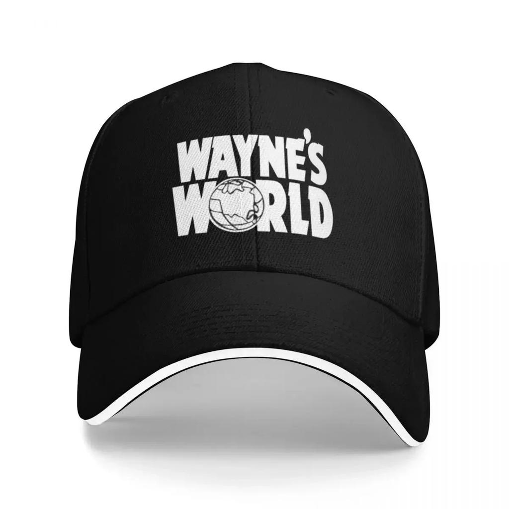White Wayne’s World Letters Hiking Baseball Caps Women Personalized Male Beach Dad Hat Hip Hop Trucker Cap