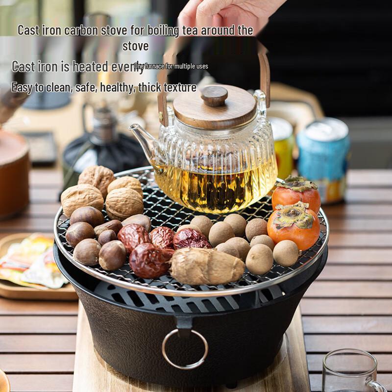 OEING Outdoor Cast Iron Camp Stove