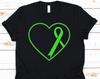 Non-Hodgkin Lymphoma Ribbon Heart Shirt, Non-Hodgkin Lymphoma Awareness Gift For Lymphoma Cancer Warrior Fighter Survivor Supporter