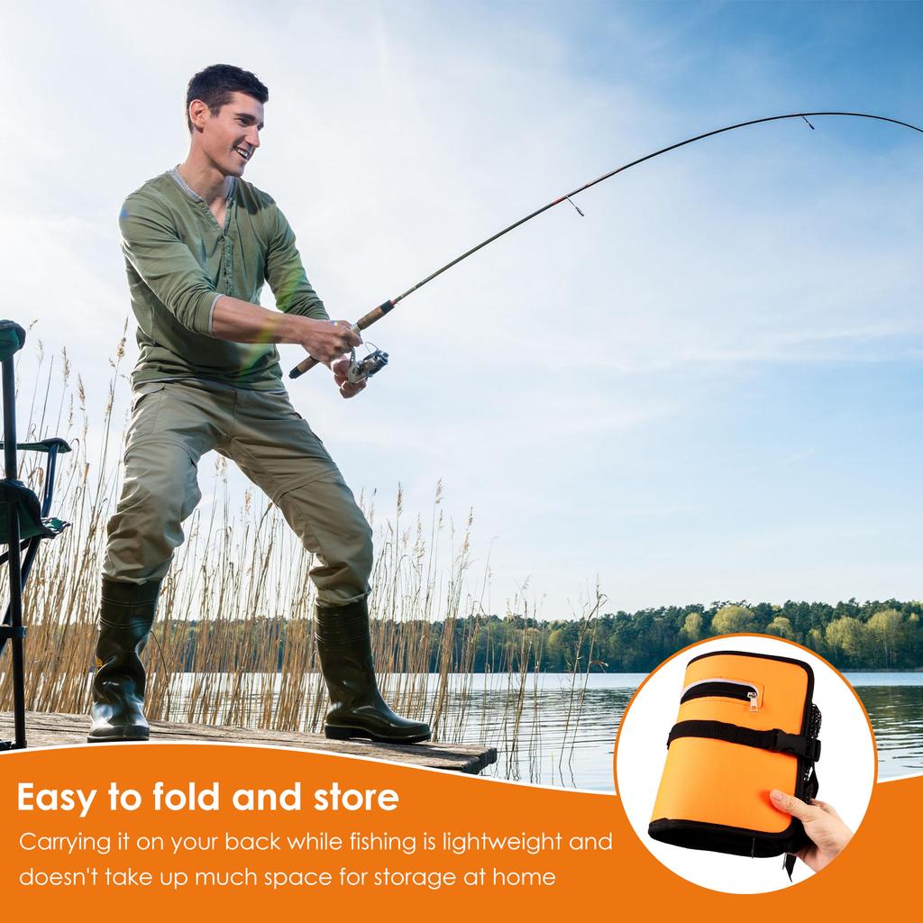 Floating Fishing basket 3.6/10 Gallons Portable Fishing Basket with 5 Meters Rope Fish Cage for Fisherman and Fishing Enthusiast