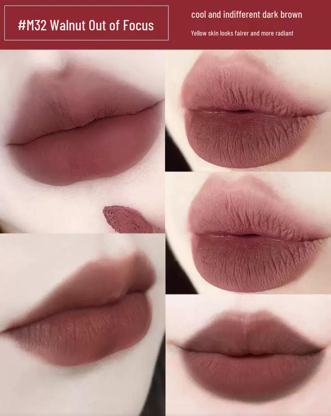 

AKF Бархатно-матовая помада-мусс для губ: Отбеливающий блеск для губ и тинт для женщин, идеально подходит для лета и студентов.