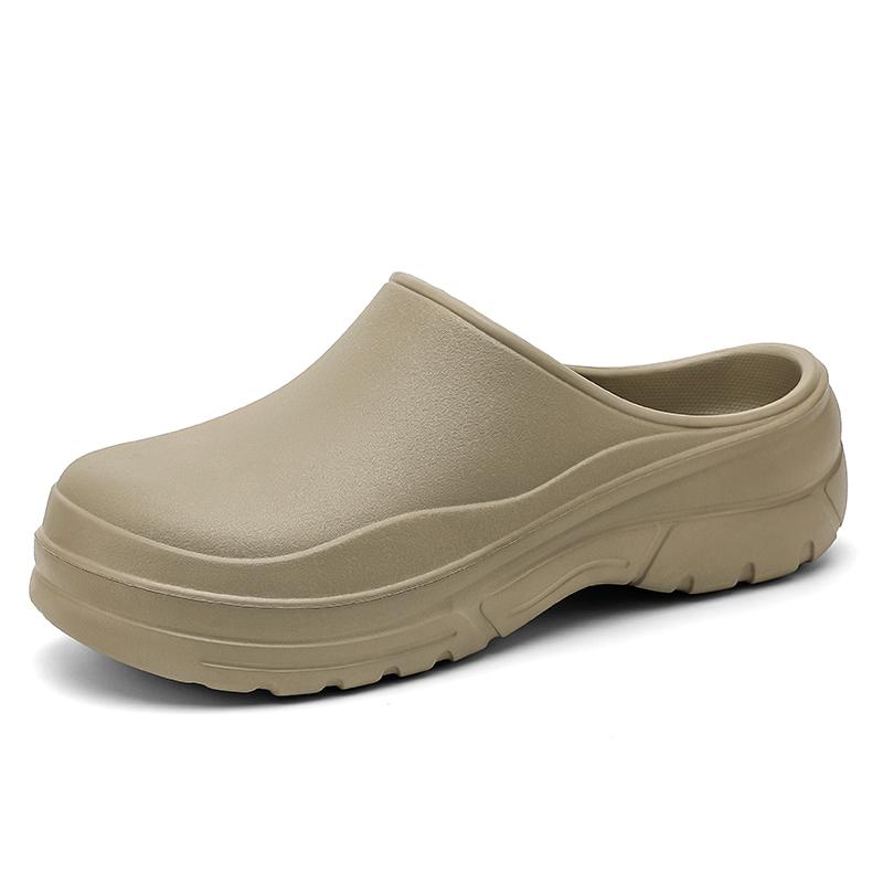 Women Men Chef Shoes Anti Slip Kitchen Work Clogs Garden Slippers Lightweight Waterproof Comfort Shoes 35 To 46