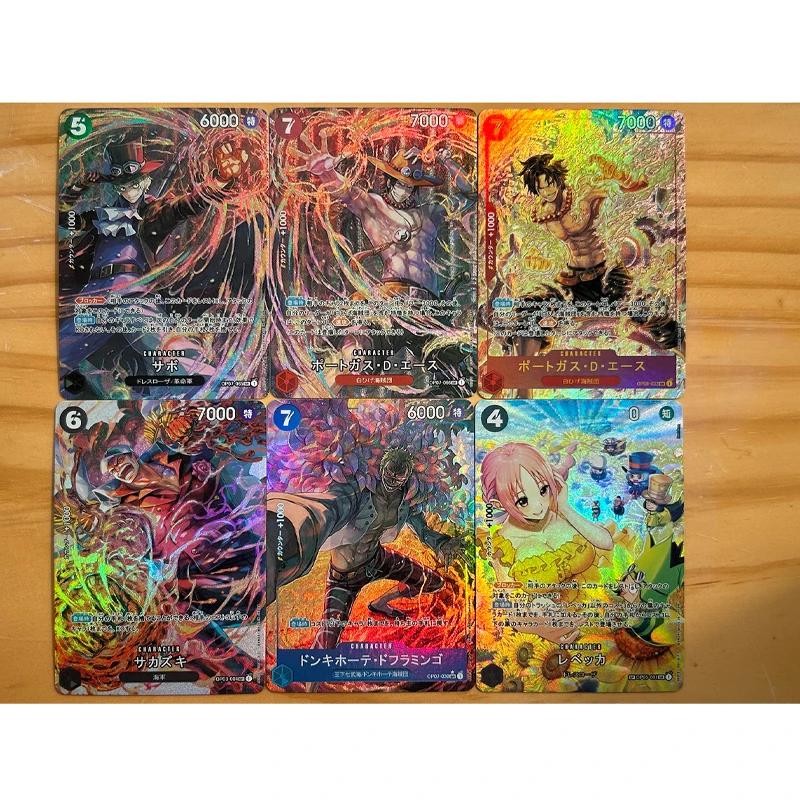 One Piece Diy Monkey Roronoa Zoro D Luffy Self Control Collect Signature Trading Flash Card Anime Cartoon Lovely Gift 63*88mm
