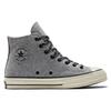 Converse Chuck 70 High Flannel Grey Unisex Sneakers Black A04285C