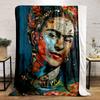 Frida Kahlo Collage Art Blanket bedroom Blanket for Livingroom Couch lunch break Soft Cozy throw for Friend's festival Gift