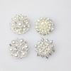 10Pcs Korean Ladylike Pearl Rhinestones Buttons Suit Knitted Sweater Cardigan Craft Button Women's Clothing Sewing Accessories