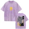 Escanor I Sette Peccati Capitali T-shirt Grafica Manga Vintage Lavato Oversize T-shirt Uomo Donna Abbigliamento