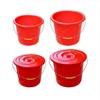Red PP Plastic Water Bucket