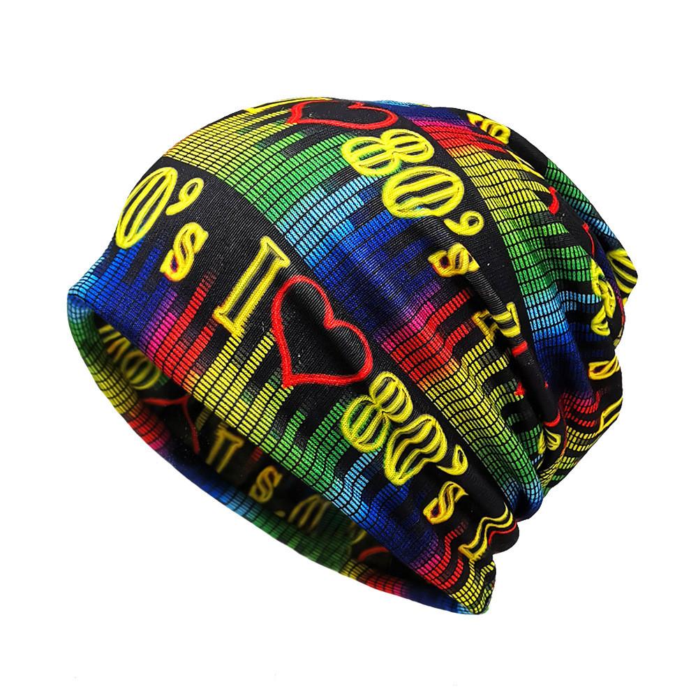 Vintage Style Pullover Cap With Printed Design For Casual Winter Outfits