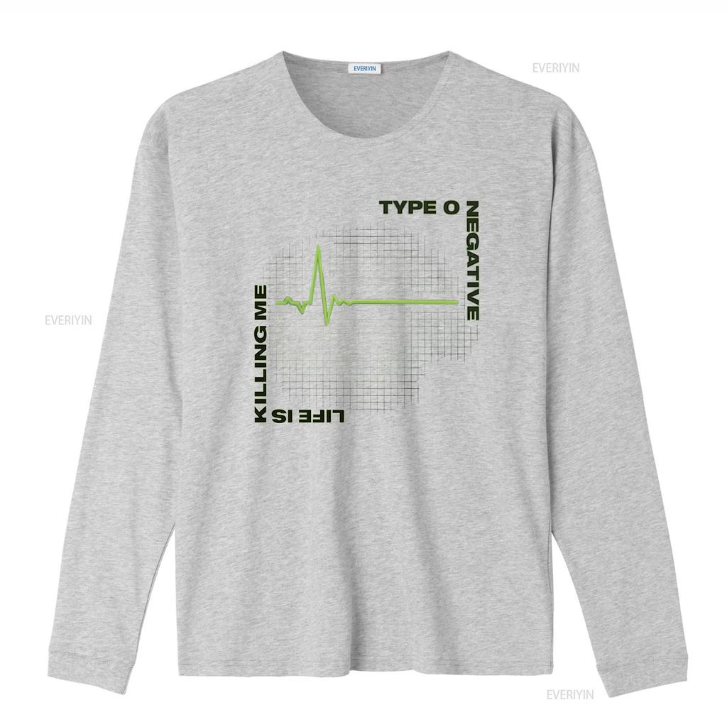 Vintage Type O Negative T Shirt with Heartbeat Design All Sizes S 2345Xl Vintage Washed Fashion Stylish Comfortable Breathable