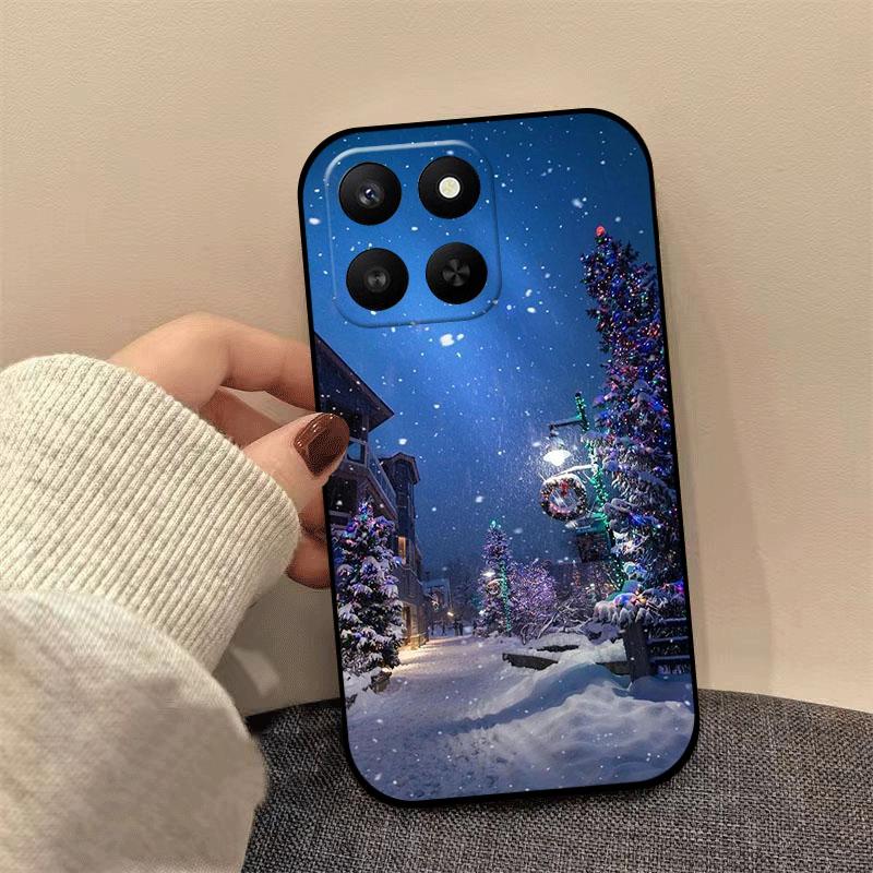 Christmas Silicone Case For Honor 400 200 X60 Lite Pro Back Cover Shockproof Soft TPU Shell For Honor 200 400 X9C Smart X7C X7d