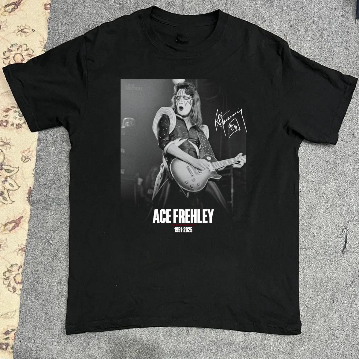 Ace Frehley 1951-2025 T Shirt All Size S-5XL AG02 4XL