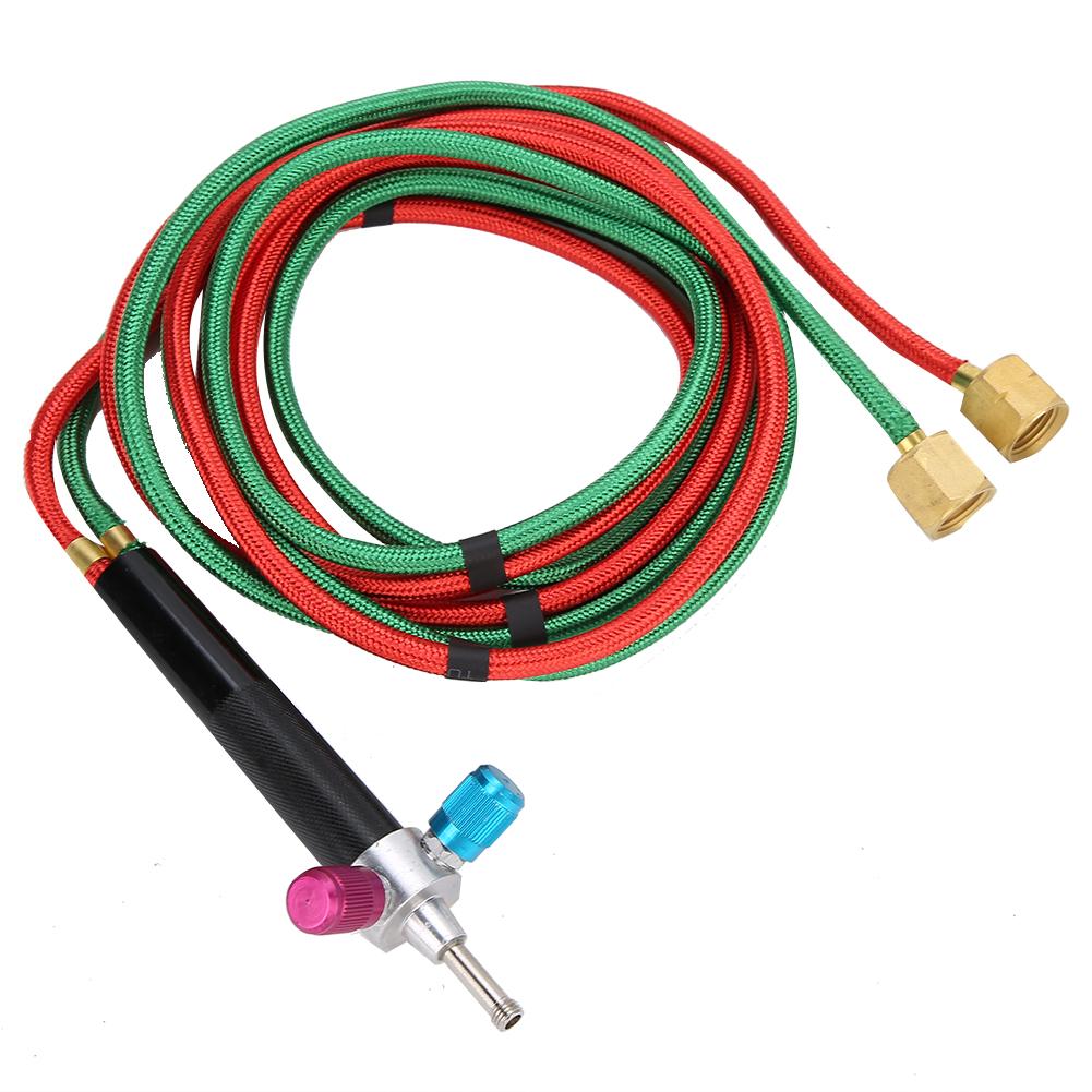 Oxygen Gas Torch Welding Soldering Gun with 5Pcs Replaceable Tips for Jewelry Processing (S)