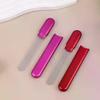 Glass Nail File With Case, Crystal Salon Best Beauty Nail Buffer For Natural And Acrylic Nail