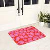 1PC Pink Leopard Pattern Kitchen Rug Non-Slip Door Mats Pop Design Bathroom Rug Bath Mat Carpet for Home Sink Laundry Decor