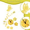 Aesthetic And Silent Wall Clock to Assemble with Acrylic Stickers for Artistic Modern