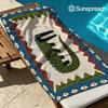 Boho Krokodil Volkskunst Schnelltrocknendes Badetuch Mikrofaser Strandtuch Leichtgewicht Schwimmen Camping Yoga Strand Aus