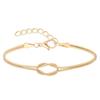 Geflochtenes Schlangenknochen-Armband - Liebesknoten-Armband, Ein endloser Ausdruck der Liebe, Eine romantische Kette für Paare.