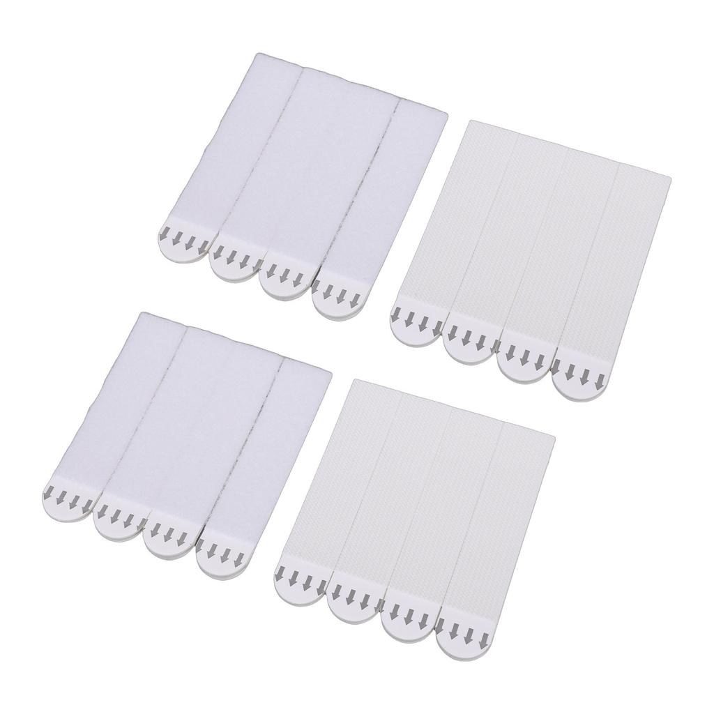 10 Sets Picture Frame Hanging Strips Touch Fastener Mounting Strip Adhesive Tape for Installing Photos Decorations